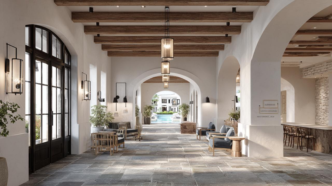 Arched corridor at MAREA