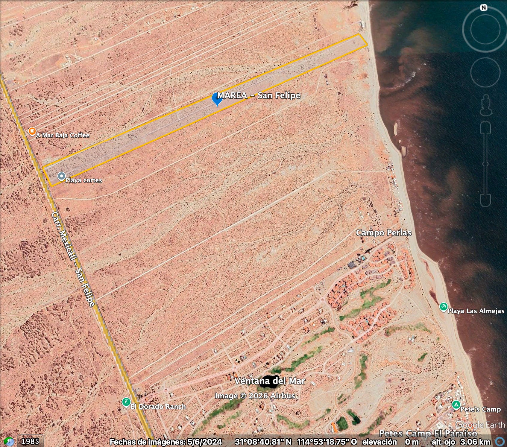 MAREA San Felipe — satellite view